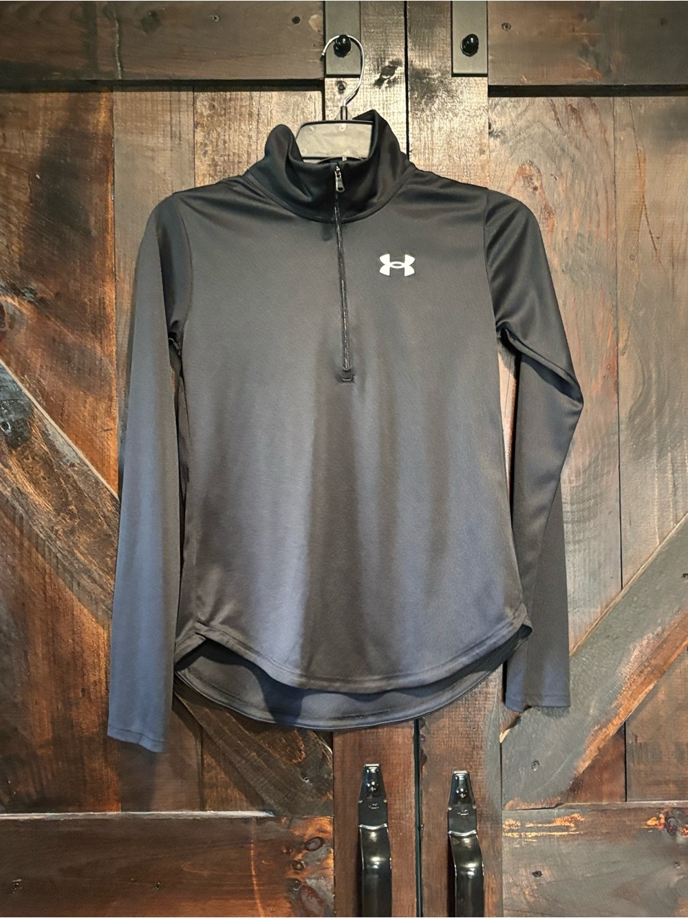 Under Armour Black Women's Quarter-Zip Athletic Pullover